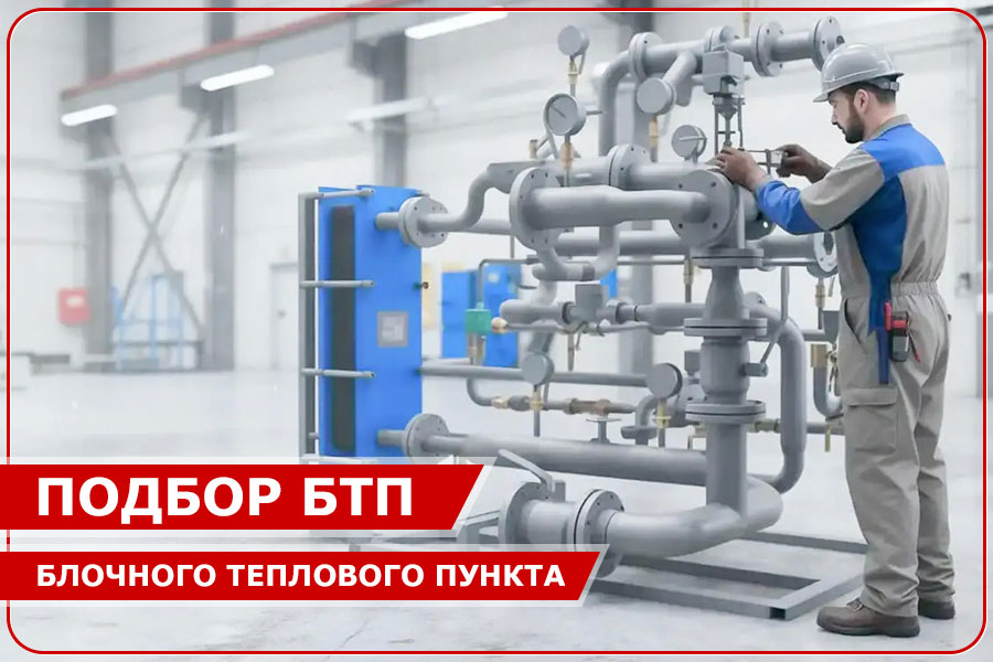 Подбор БТП: блочных тепловых пунктов